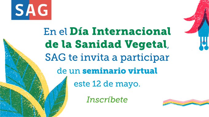 SAG realizará seminario virtual sobre sanidad vegetal abierto a todo público